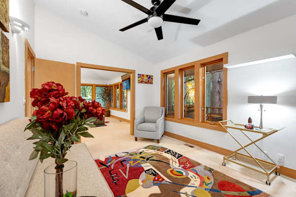 Woodinville Retreat | Decks | BBQ & Fireplace 32 Take a moment to unwind by the window.