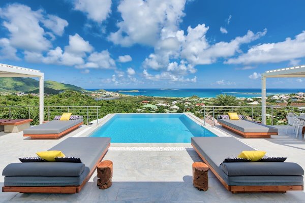 Villa Turquoze – Contemporary Oceanview Villa Above Orient Bay, St. Martin