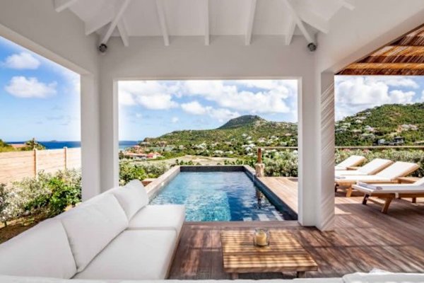Villa AU PAILLE EN QUEUE – Tranquil Escape with Ocean Views in St. Jean