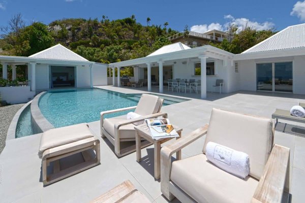 Villa Bel Ombre is a beautiful 3 bedroom villa with a bedroom view on the sea.