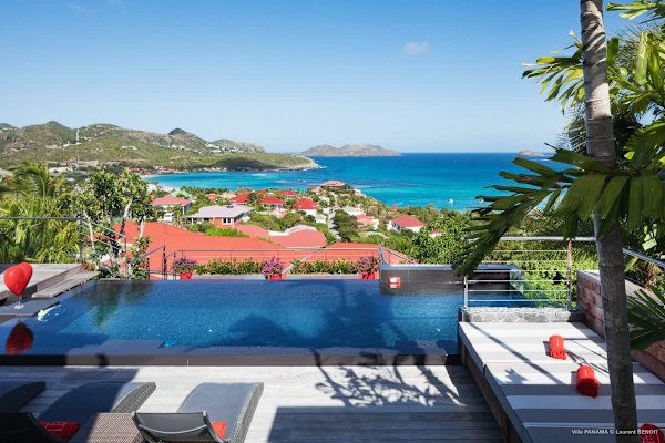Villa PANAMA – Sleek 5-Bedroom Luxury Retreat with Ocean Views Above St. Jean, St. Barts