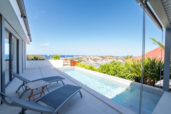 Villa GRENADINES – Sunset Views & Modern Elegance Overlooking Gustavia, St. Barths
