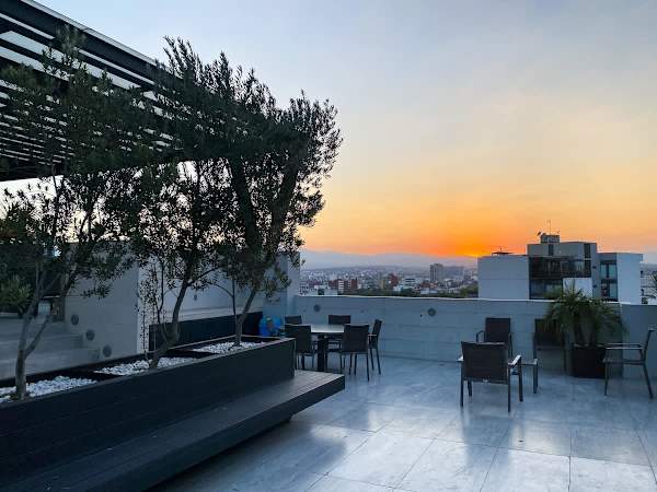 Outdoor shared terrace at the 11th floor