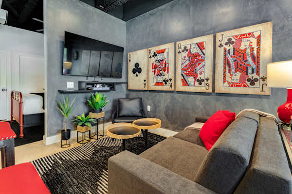 Furnished corporate rental interior