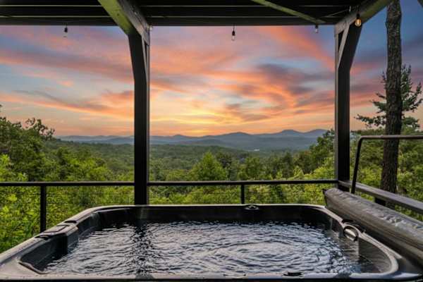 Blue Ridge Georgia cabin interior managed by Chādy