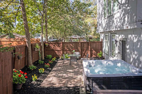 Nashville rental property living room managed by Chādy Property Management