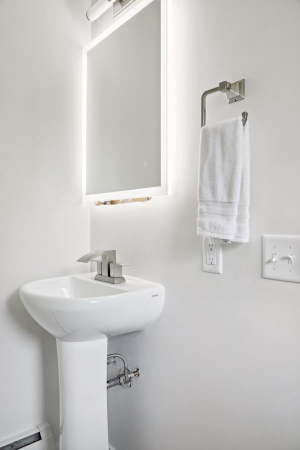 Upstairs attached bathroom.