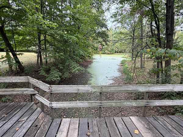 Property features pond, pond to be rehabilitated in 2026.  