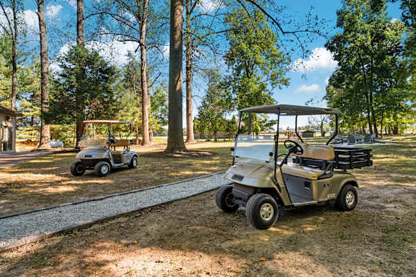 Golf carts included complementary with stay.  