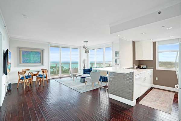 Bright Spacious 2BR Miami Retreat Balcony View