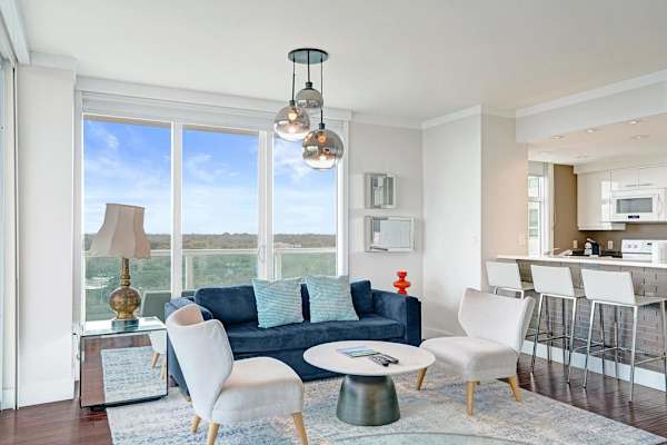 Bright Spacious 2BR Miami Retreat Balcony View