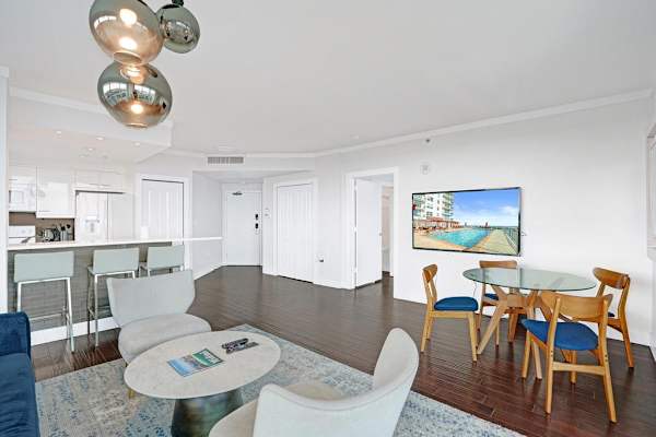 Bright Spacious 2BR Miami Retreat Balcony View