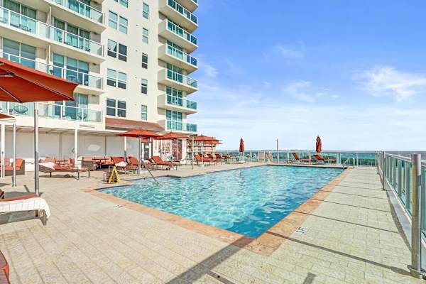 Bright Spacious 2BR Miami Retreat Balcony View