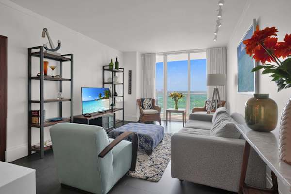 Bay View Retreat at Arya w/ Balcony & Kitchen