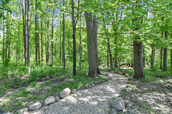 Pathway to the firepit