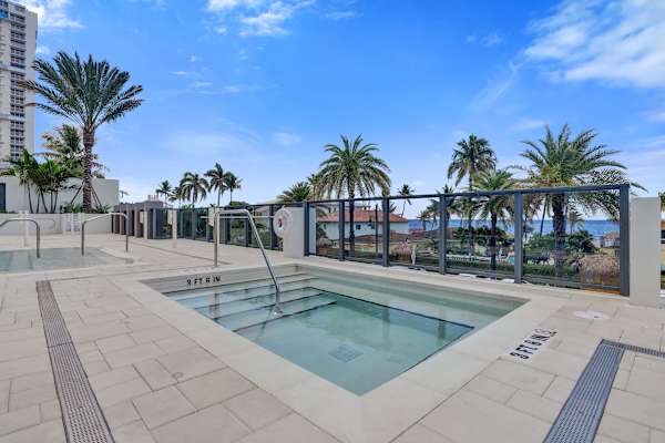 Outdoor hot tub