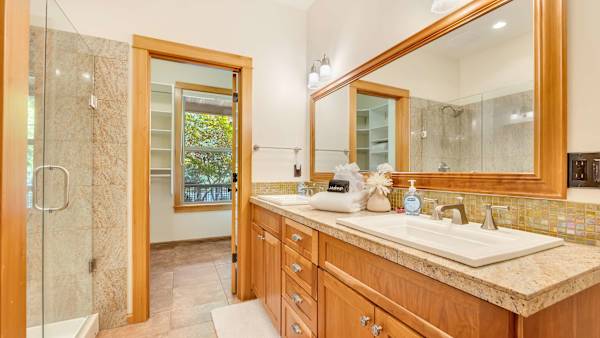 Enjoy the ease of a private bathroom connected to the primary suite.