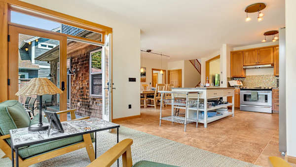 Enjoy rainy-day relaxation with plenty of space to spread out and recharge.