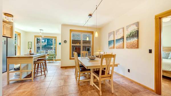 Enjoy morning coffee, casual lunches, and evening dinners in comfort.