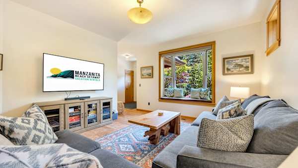 Bright, welcoming interiors create the perfect setting for a peaceful beach escape.