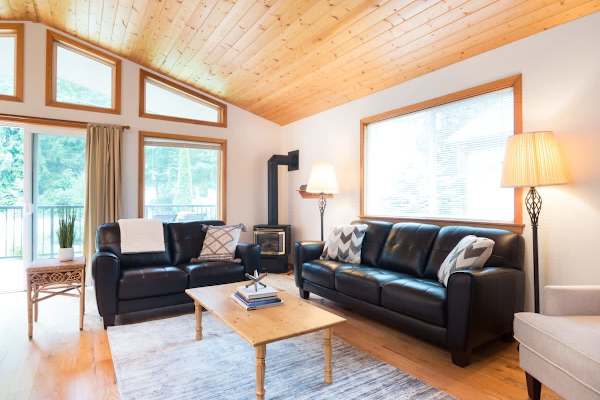 New leather furniture