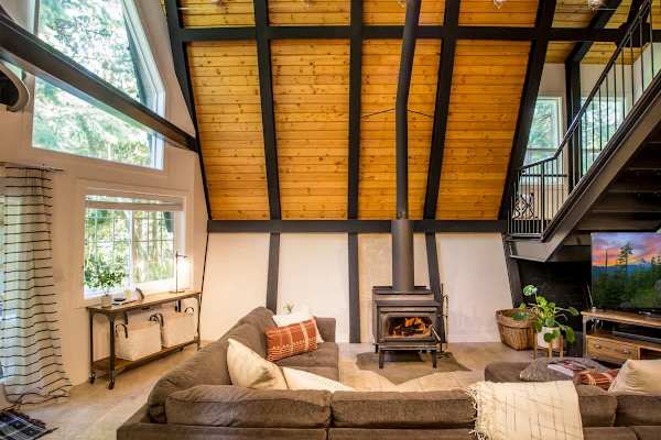 Woodstove in Greatroom