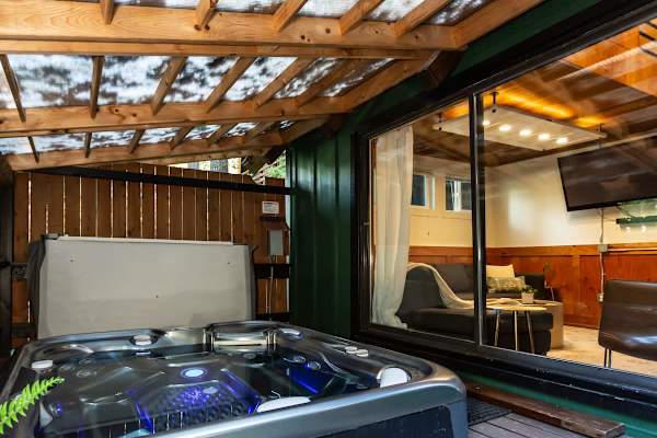 Covered Hot Tub