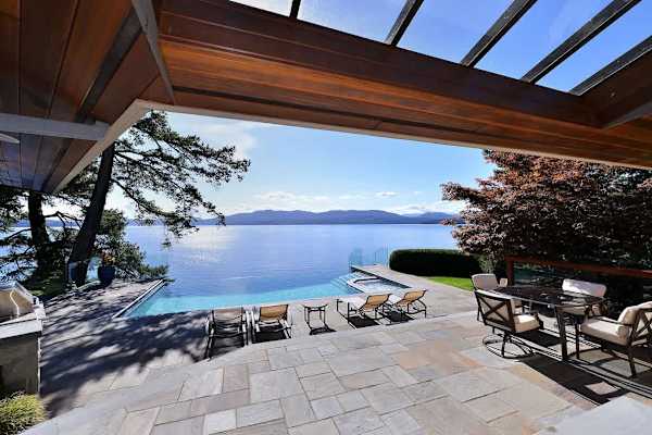 Incredible views from the main patio area. 