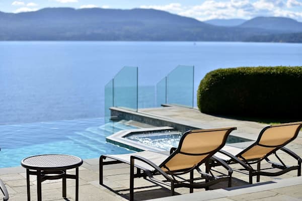 Relax in resort style private living. 