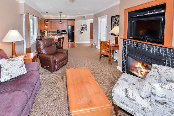 Spacious open plan living.
