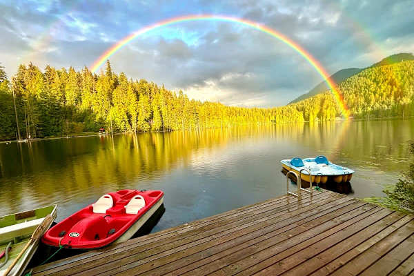 North Lake Dock Rainbow