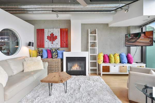 Well appointed and comfortable living room.