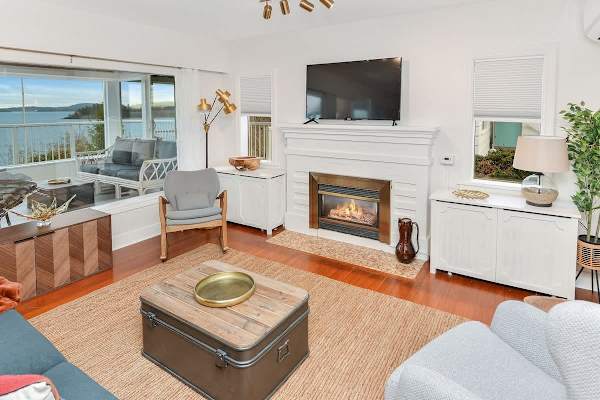 Well appointed living room.