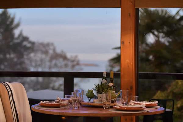 Views from dining area