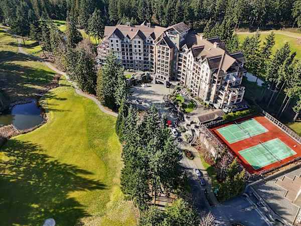 Finlayson Reach Luxury Bear Mountain Condo, Views, Patio & Amenities
