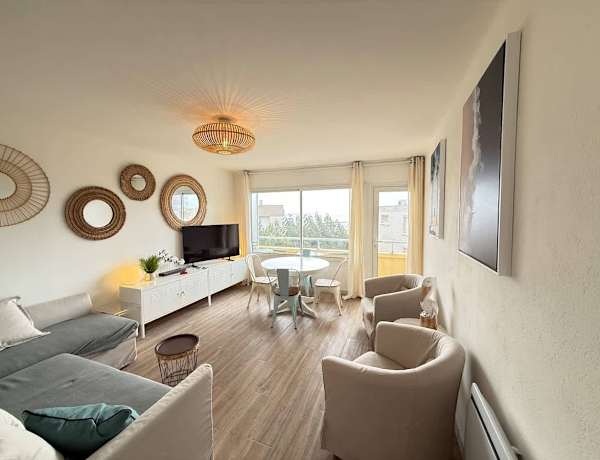 Vue Mer et Plage à Vos Pieds Appartement Lumineux – Valras-Plage – photo 4