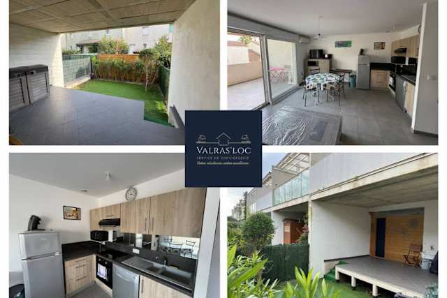 Spacieux Duplex avec Terrasse, Garage et Clim – location de vacances à Valras-Plage