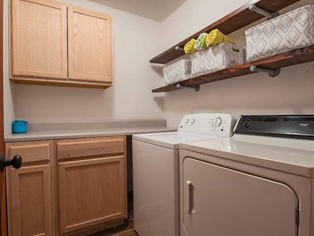 Washer and Dryer in house.