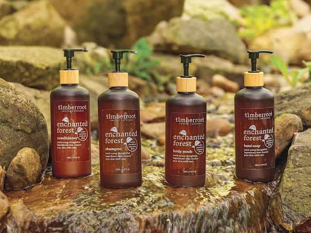 Stocked with our signature scented and hand poured personal care products.