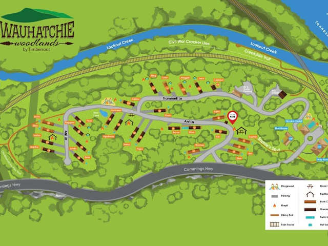 Wauhatchie Woodlands Property Map