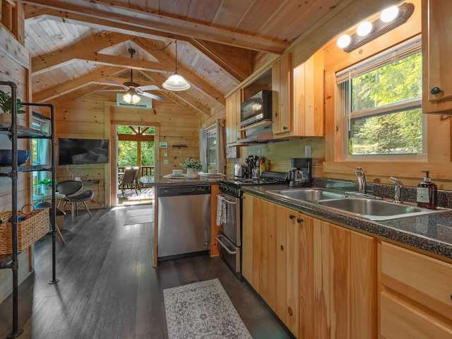 Fully stocked kitchen