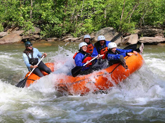 Raft the Ocoee River! We are conveniently located nearby all of the rafting companies!