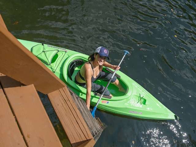 Direct access to the Ocoee River from our dock!