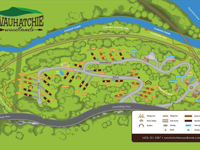 Wauhatchie Woodlands Property Map