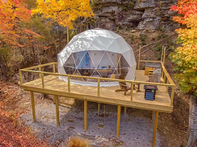 Beautiful view overlooking the gorge