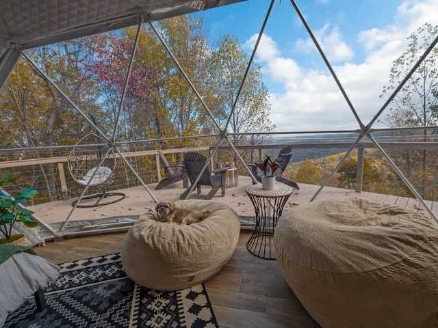 Fiery Gizzard Luxury Glamping Dome