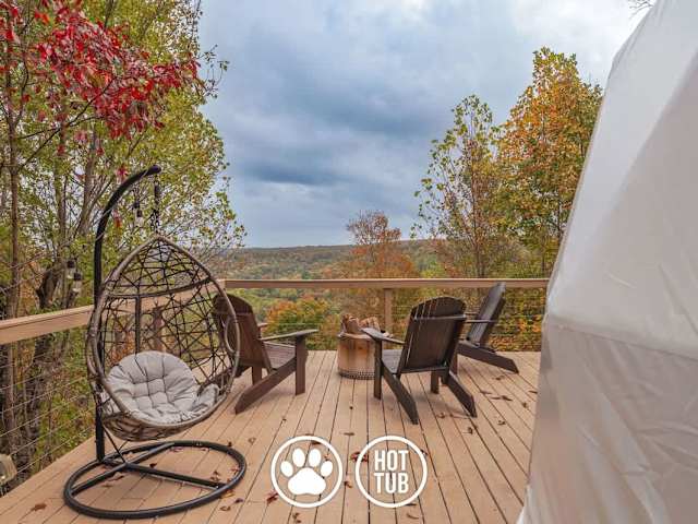Fiery Gizzard Luxury Glamping Dome