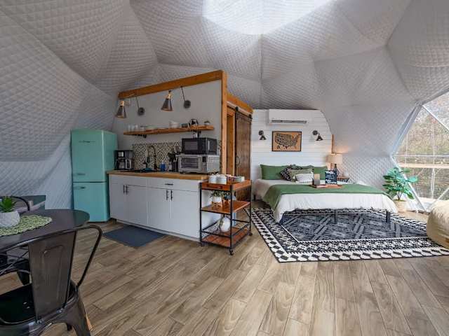 Fiery Gizzard Luxury Glamping Dome