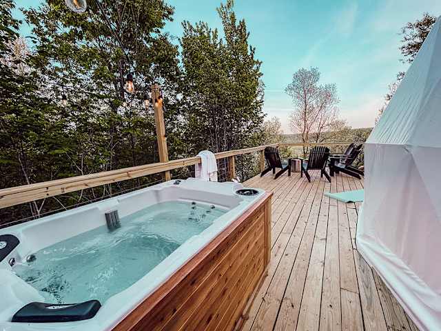 Fiery Gizzard Luxury Glamping Dome