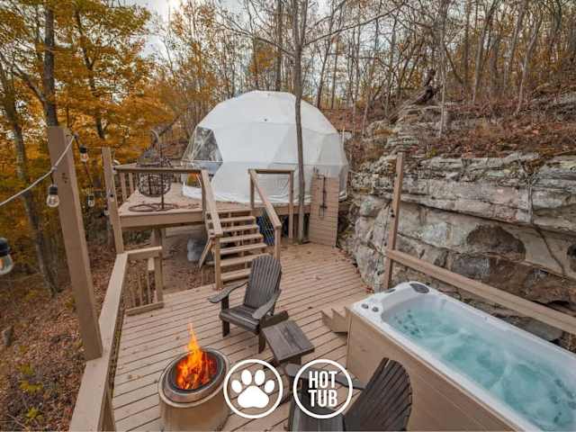 Raven's Point Luxury Glamping Dome